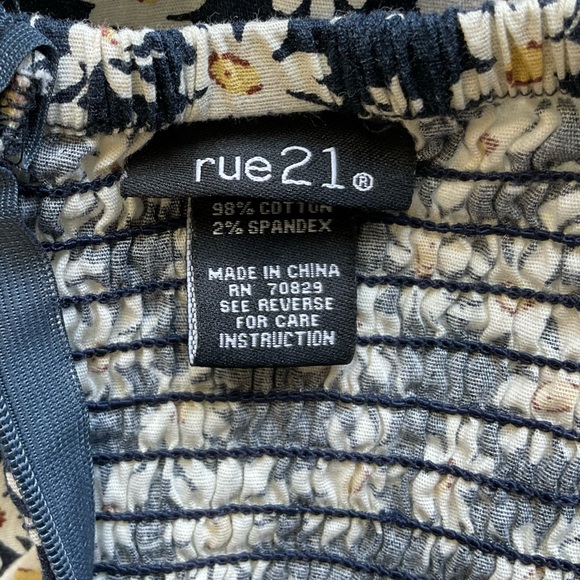 Rue 21 Daisy Sun Dress,  Juniors Size M, Strapless,  Coquette, TWEE - Picture 3 of 12